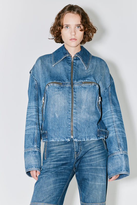 MARTY jacket mid blue