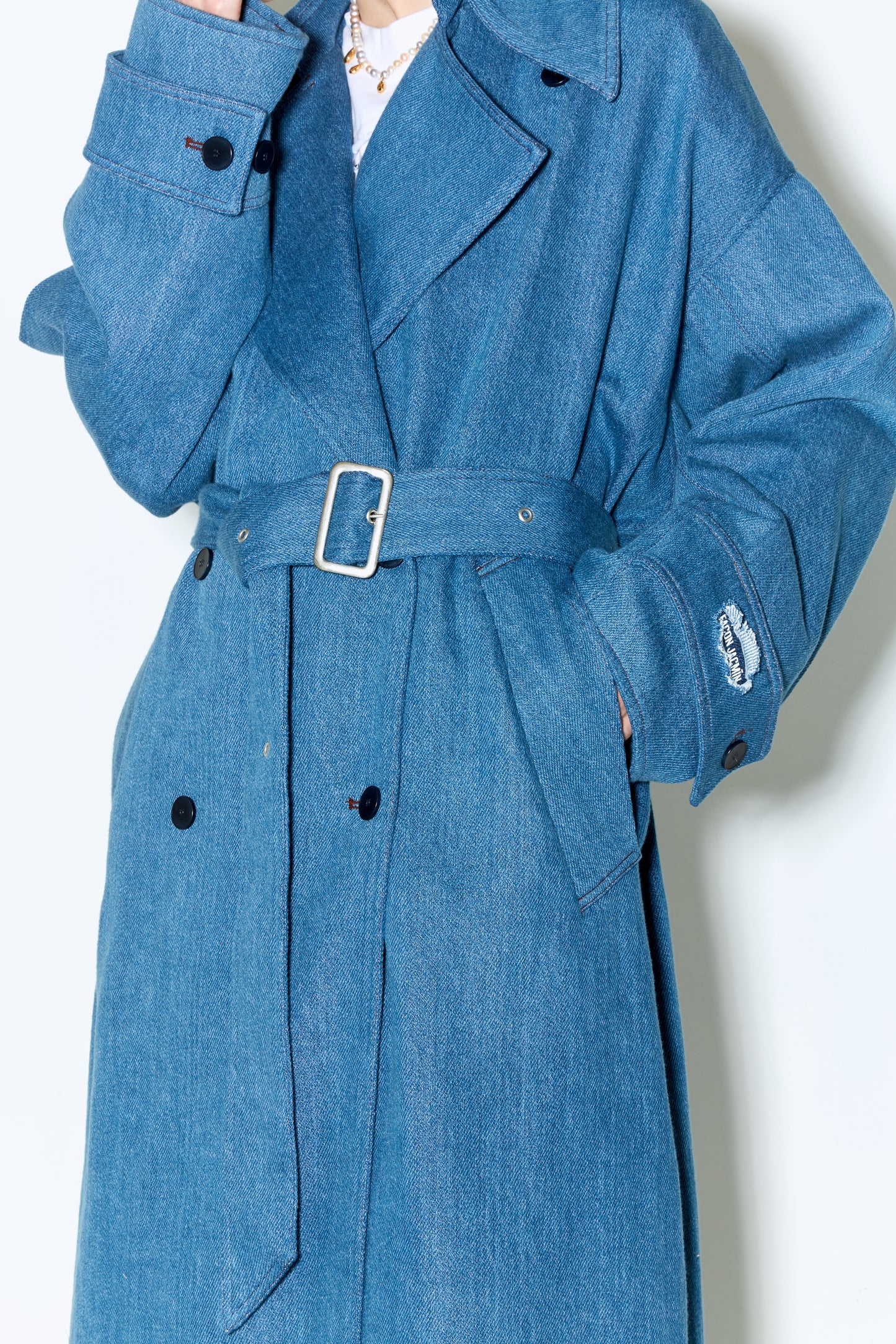 MATISS trench coat blue