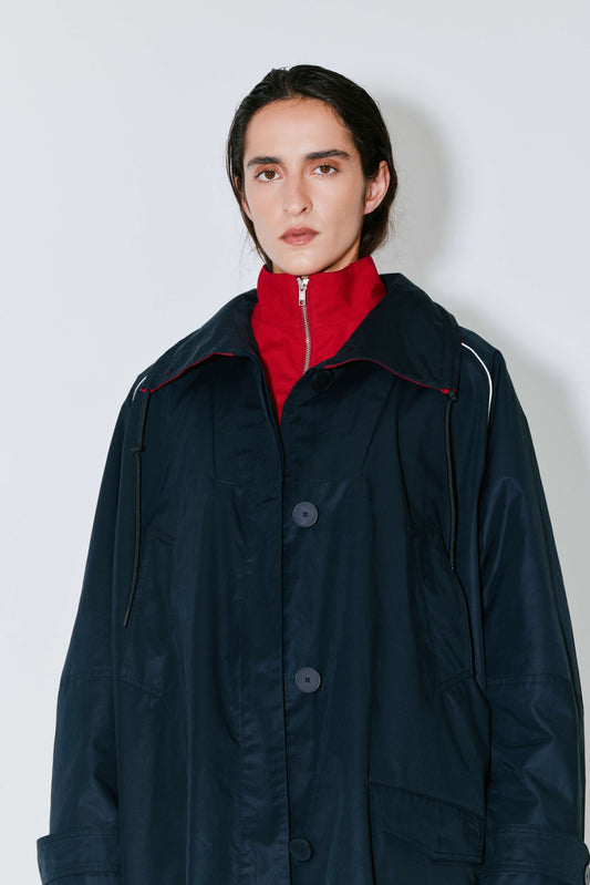 MISHA coat dark blue