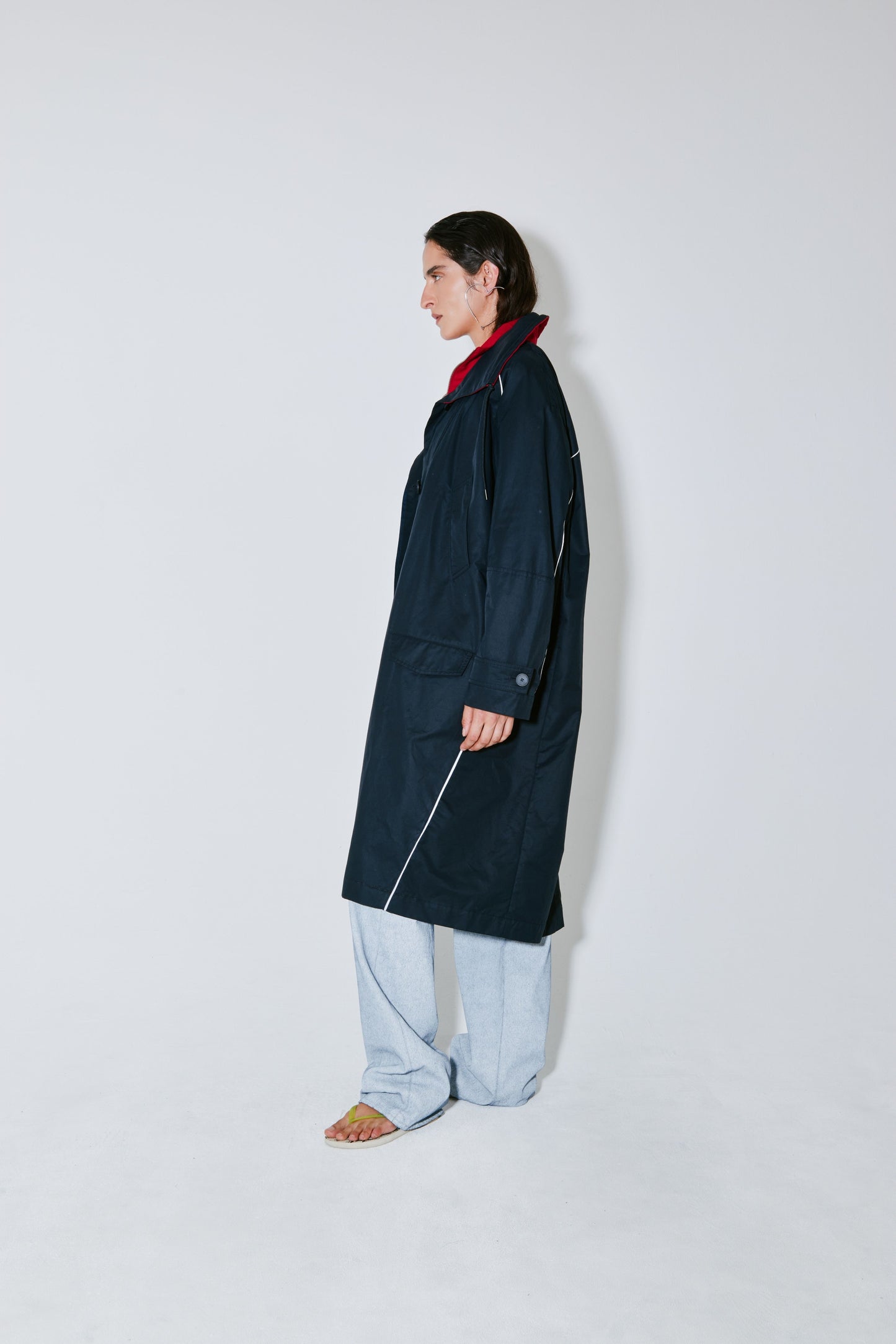 MISHA coat dark blue