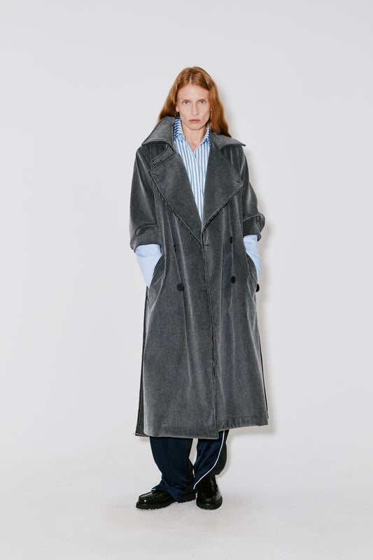 MOSS trench coat grey