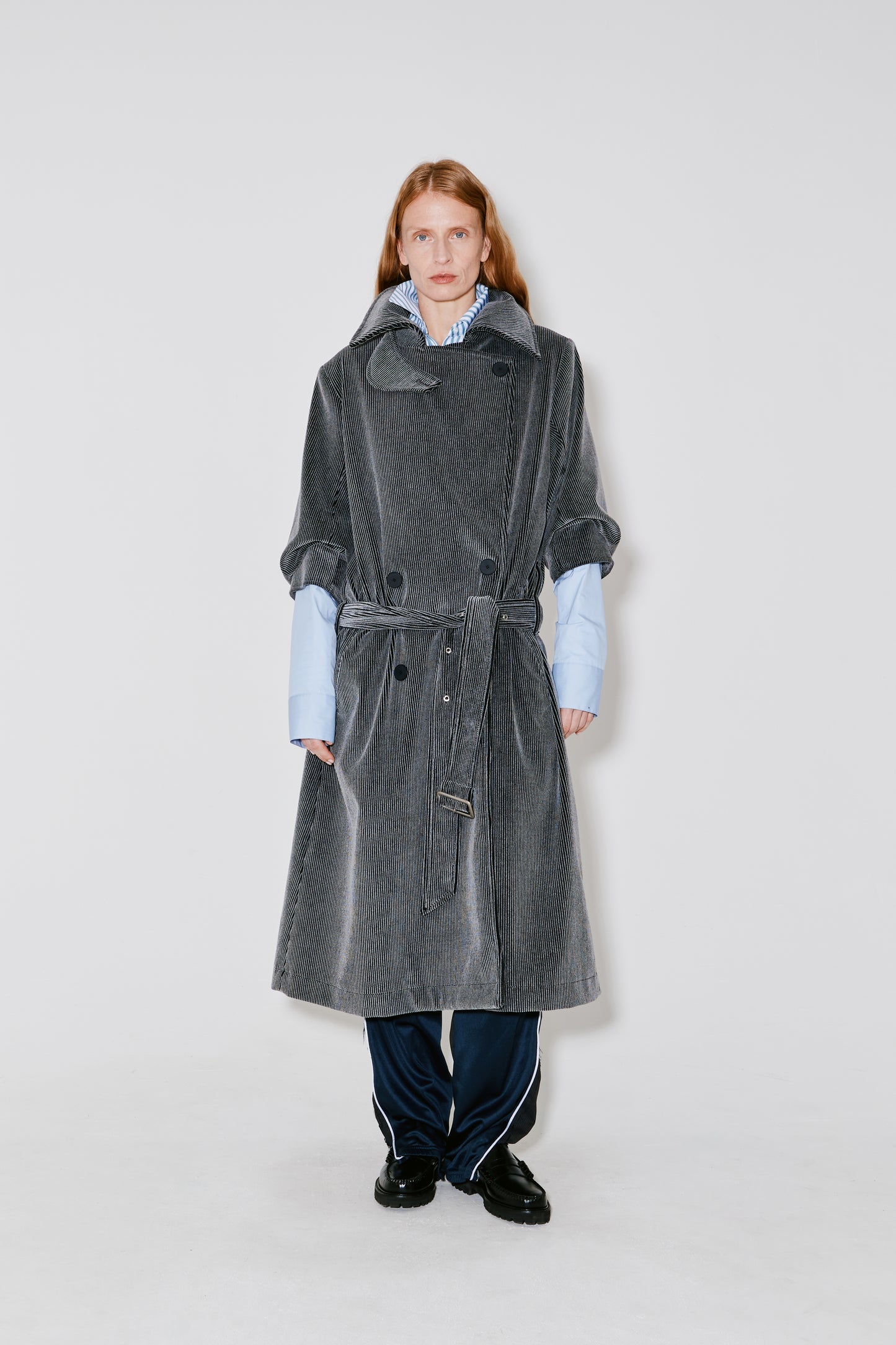 MOSS trench coat grey