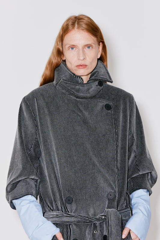 MOSS trench coat grey