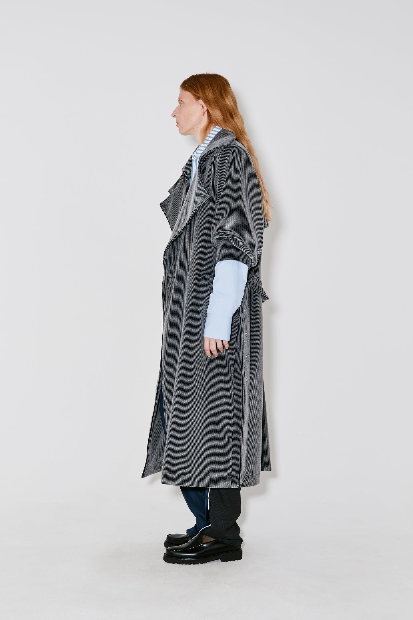 MOSS trench coat grey