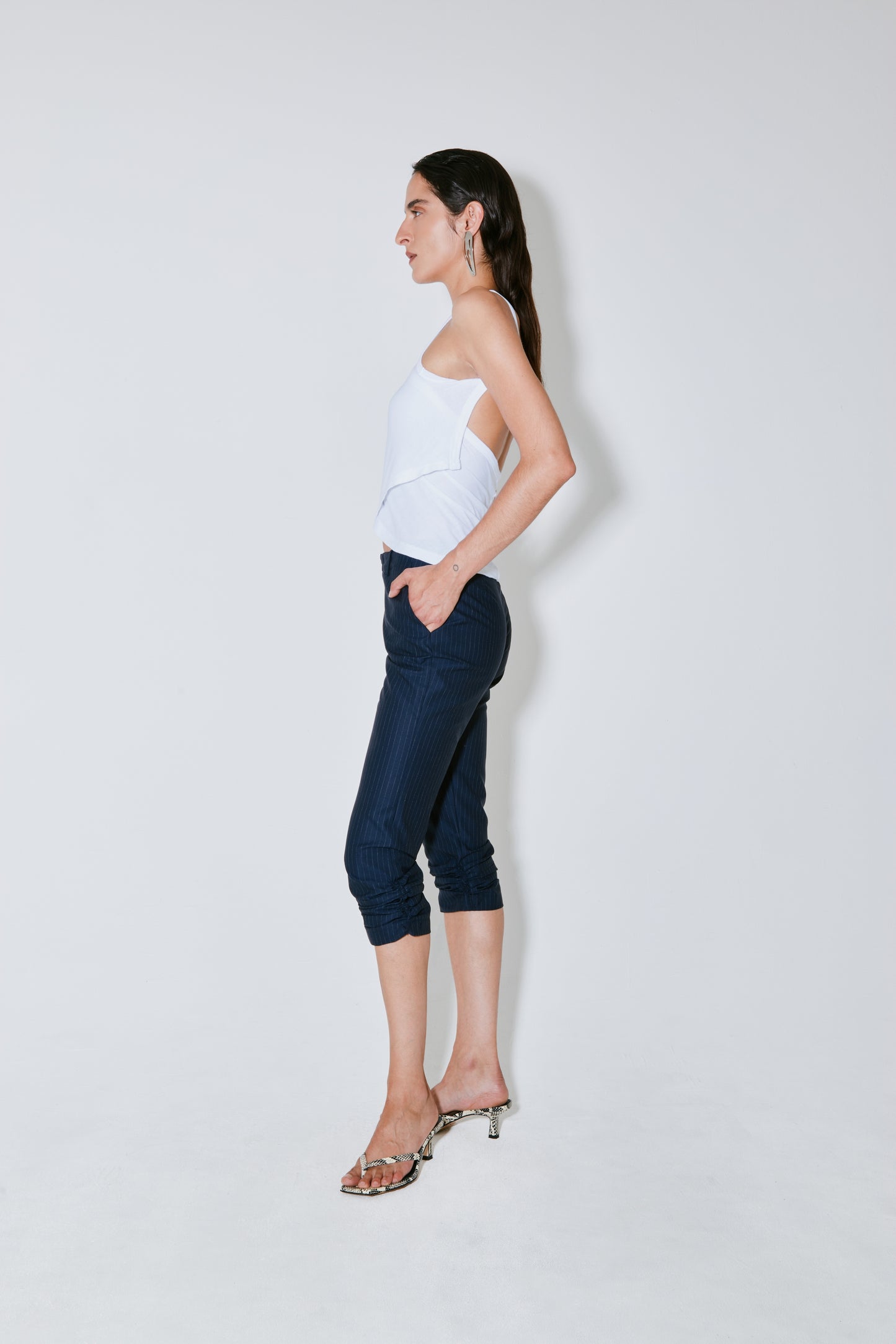 PANETONE capri pants navy