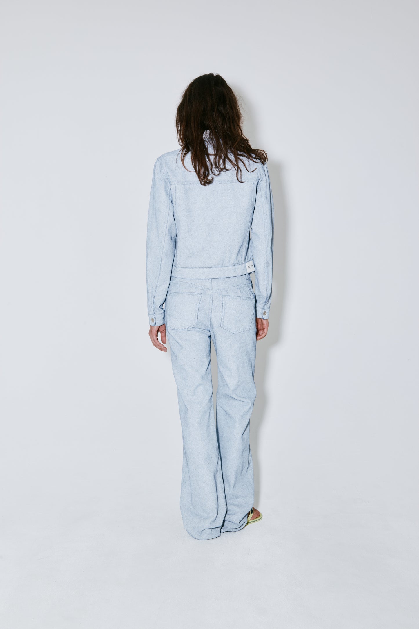 PETERSON pants white on blue