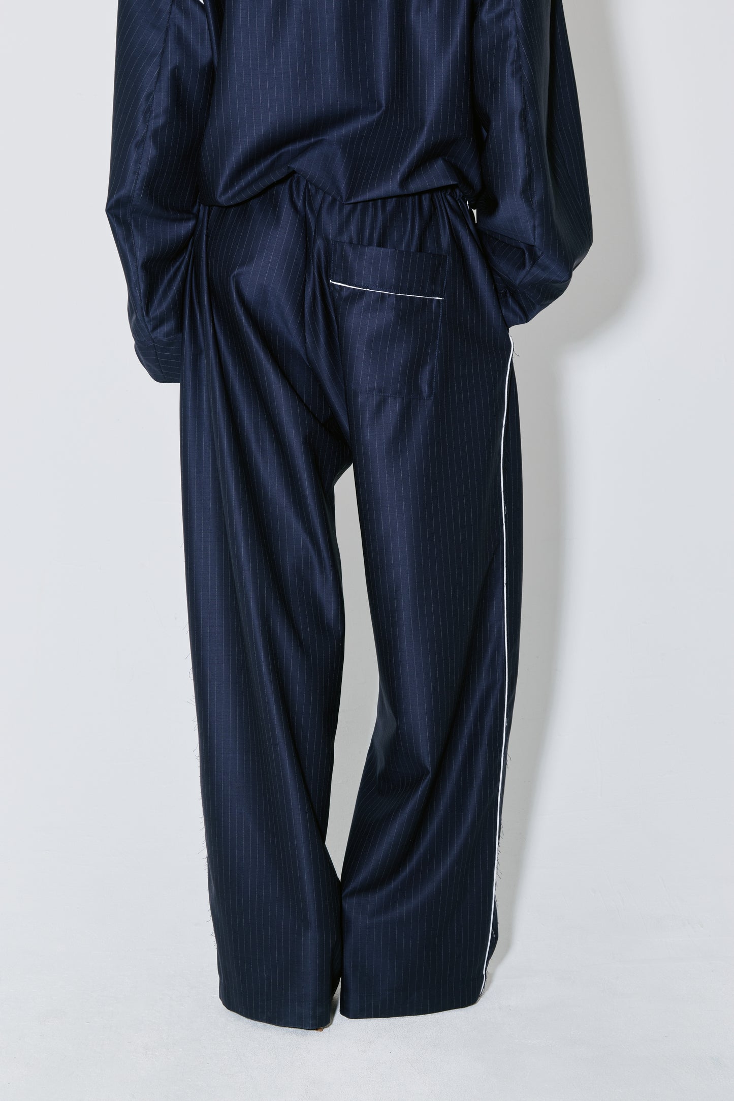 PIETER pants navy white stripes