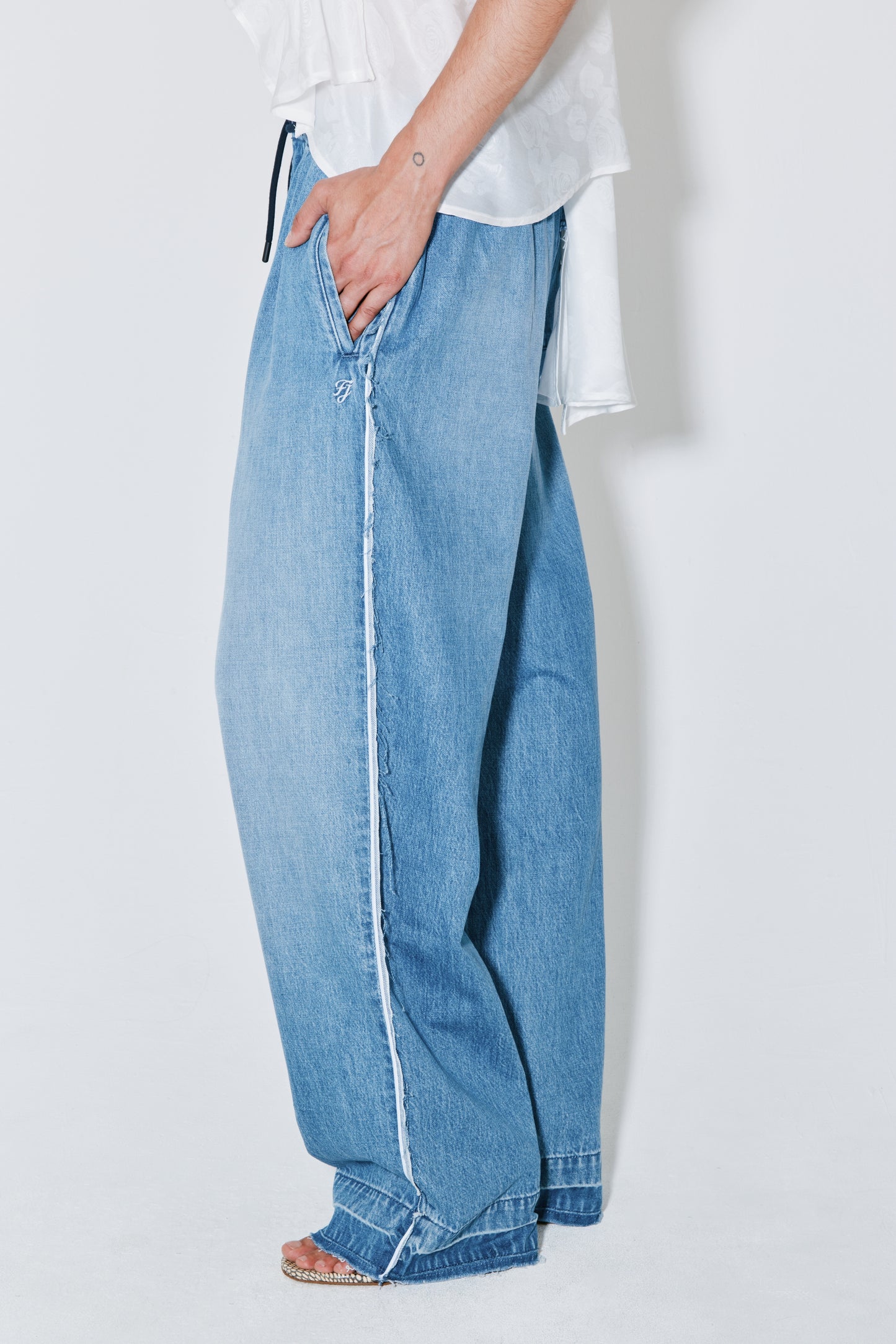 PIETER pants blue washed