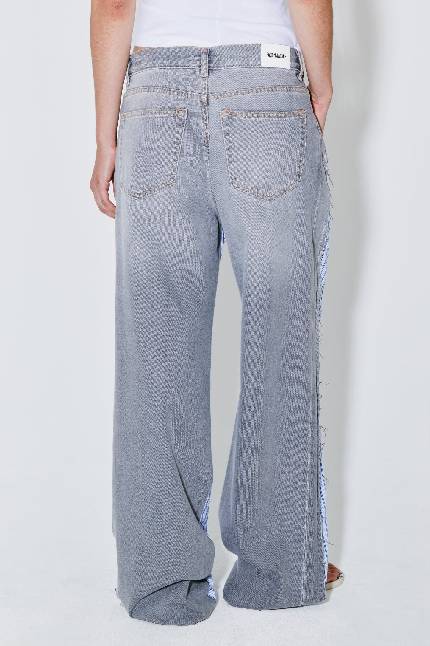 POLKA pants blue stripes
