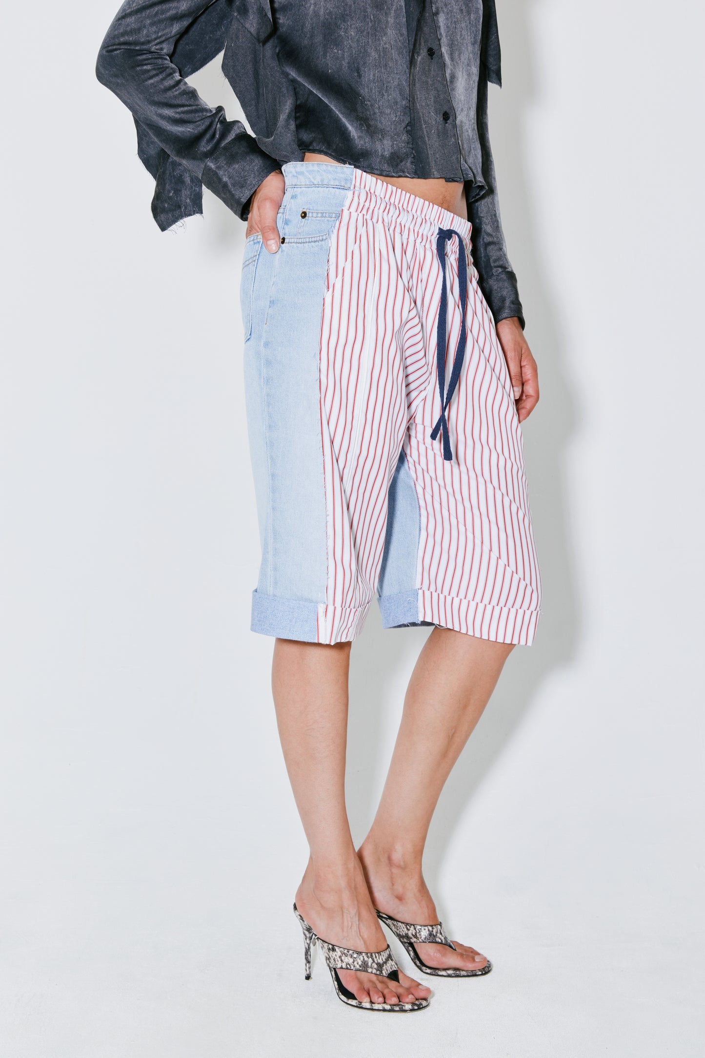POL shorts red stripes