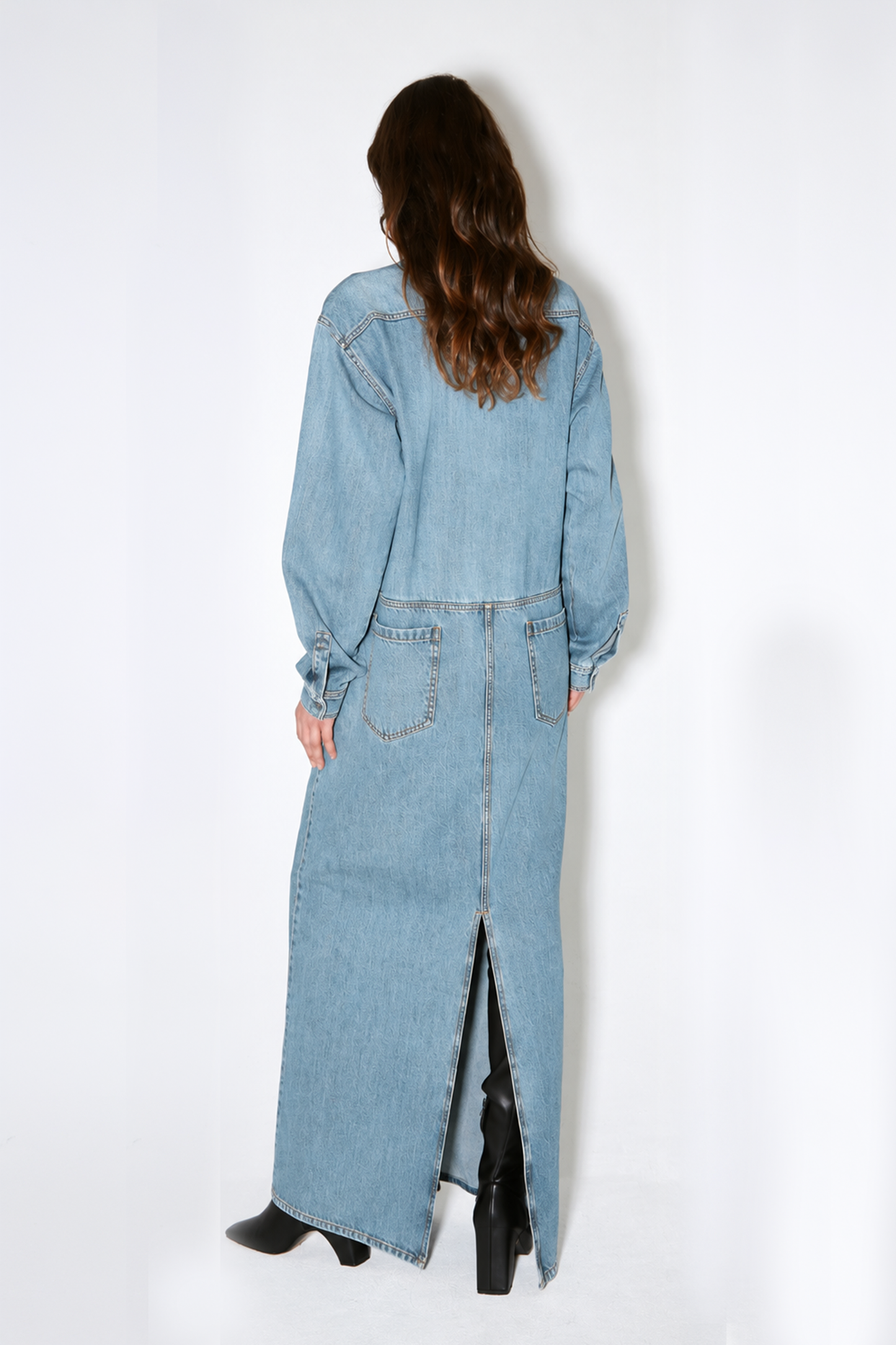 RAY dress blue