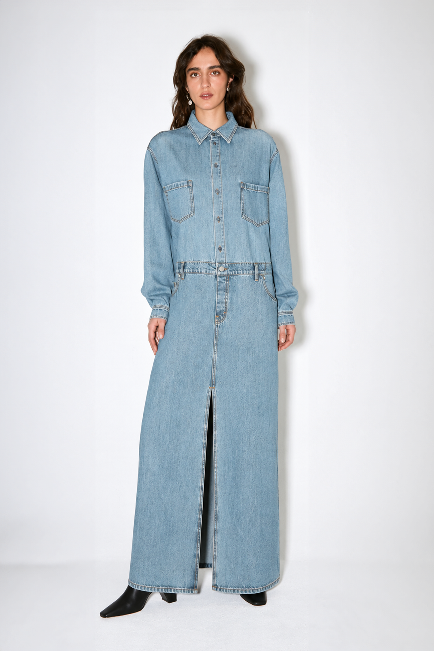 RAY dress blue