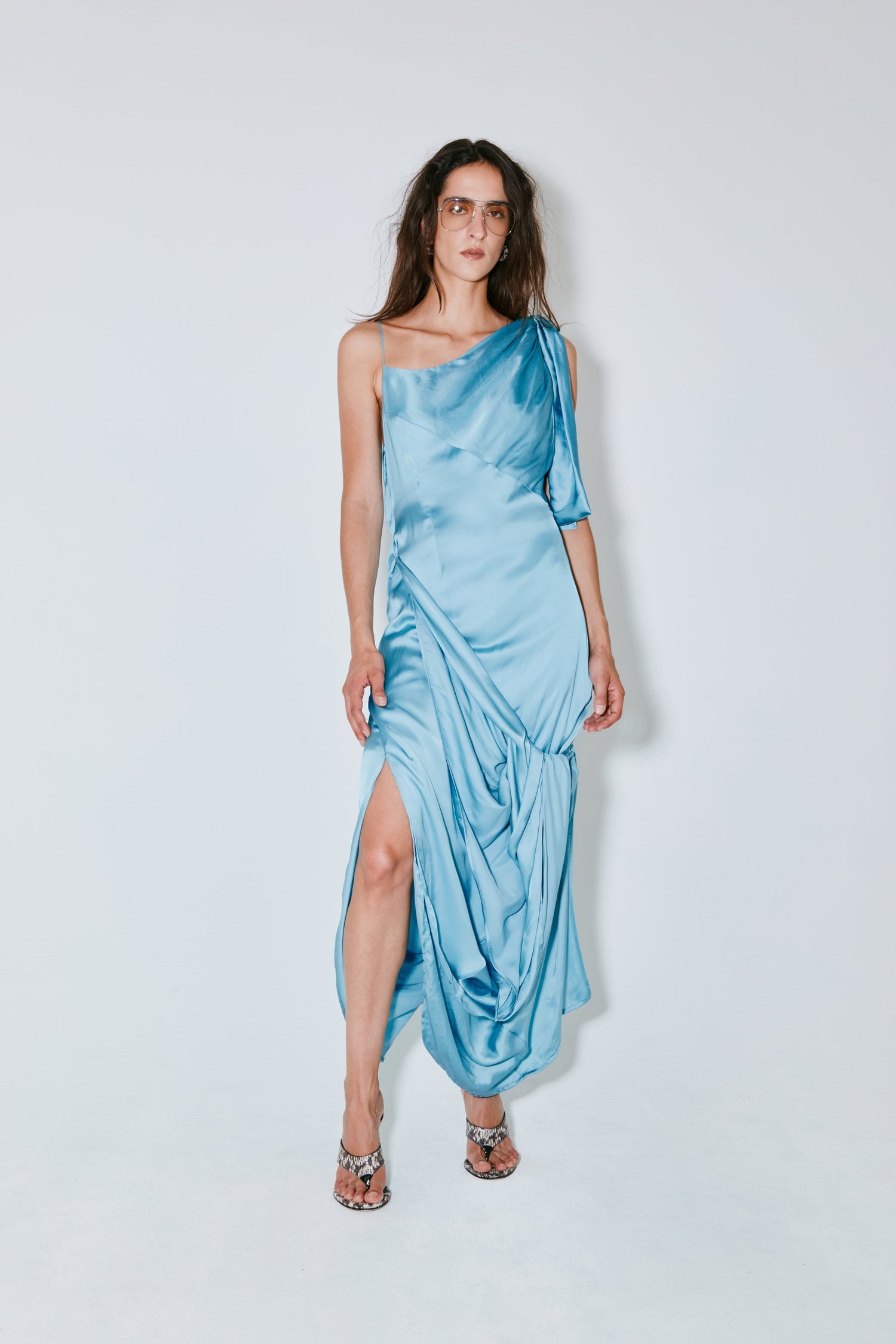 RHODE dress light blue – FAÇON JACMIN
