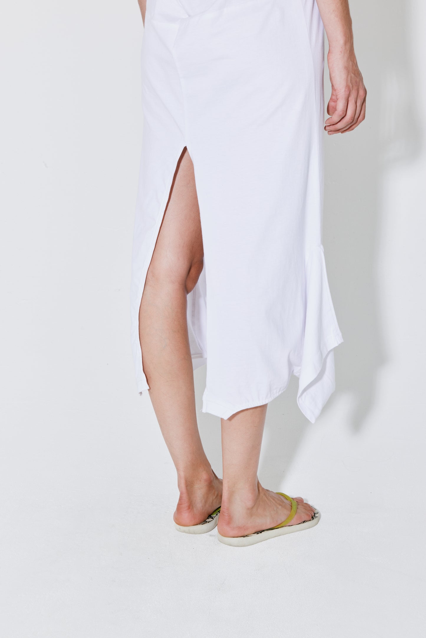 RICH upcycled dress white