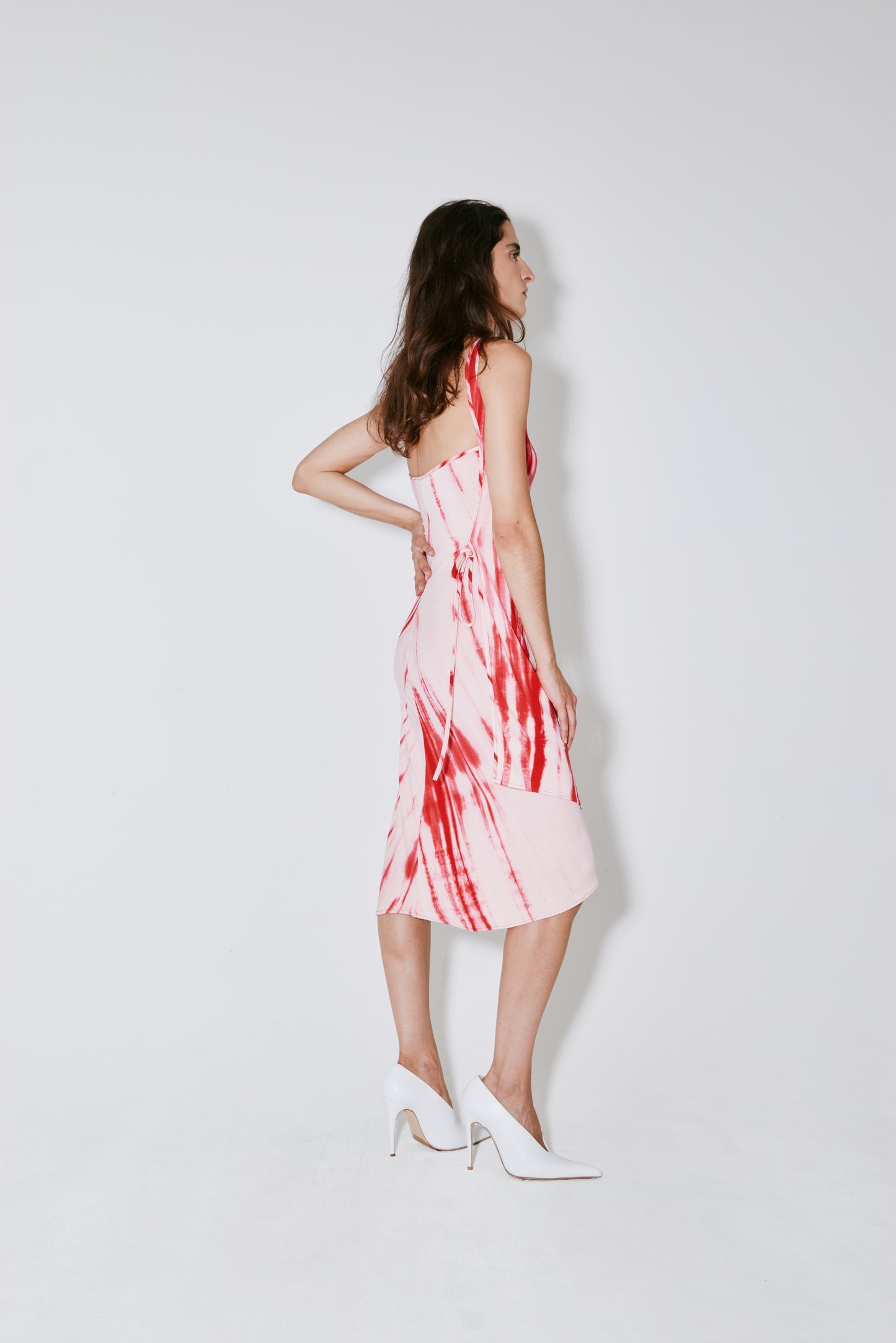 ROISIN dress pink tie-dye