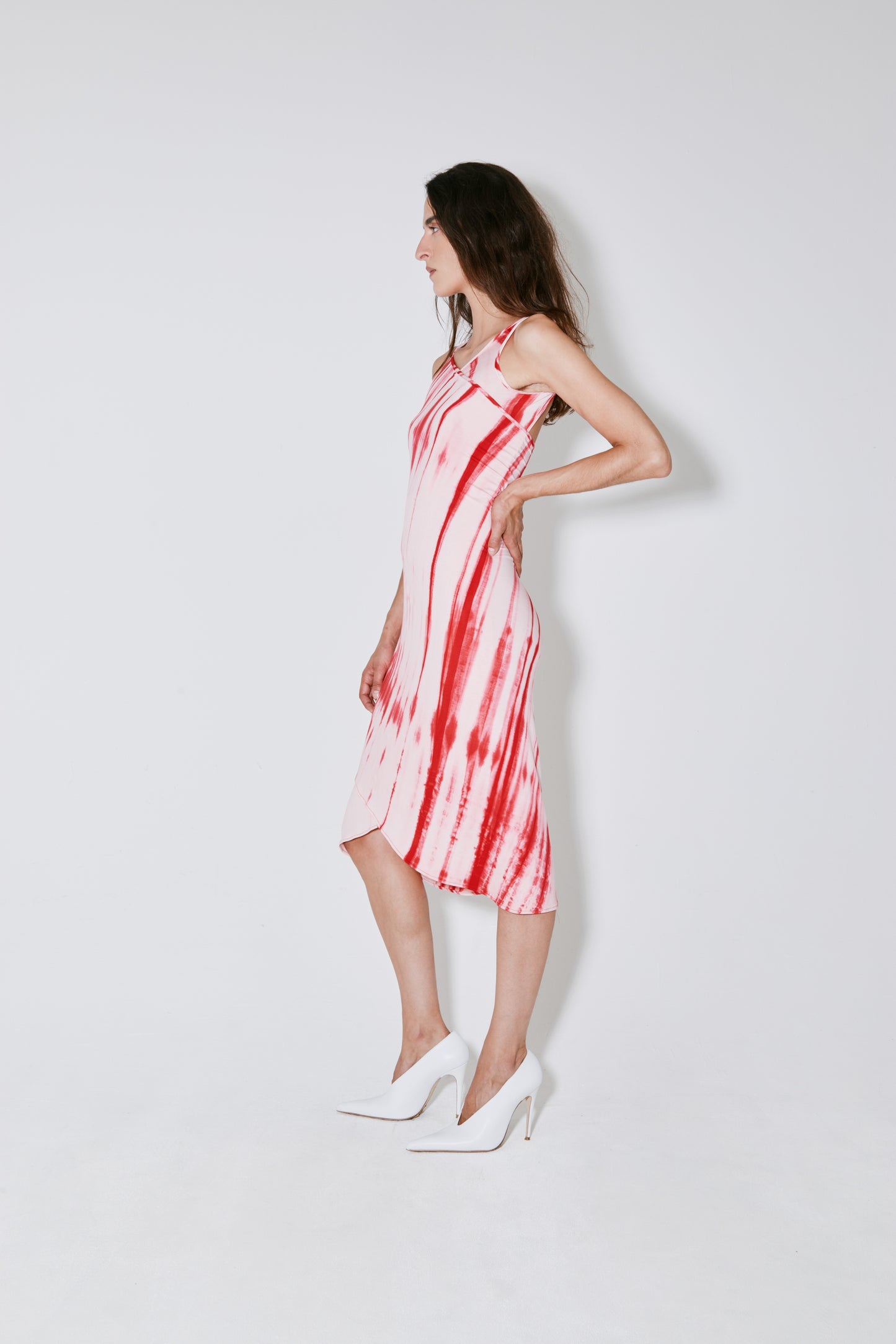 ROISIN dress pink tie-dye