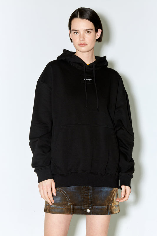 SASSI hooded sweatshirt black