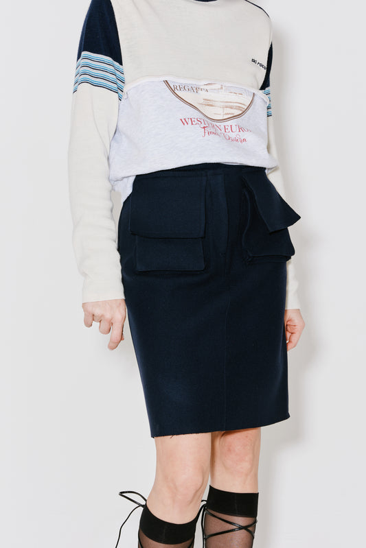 JORK skirt dark blue