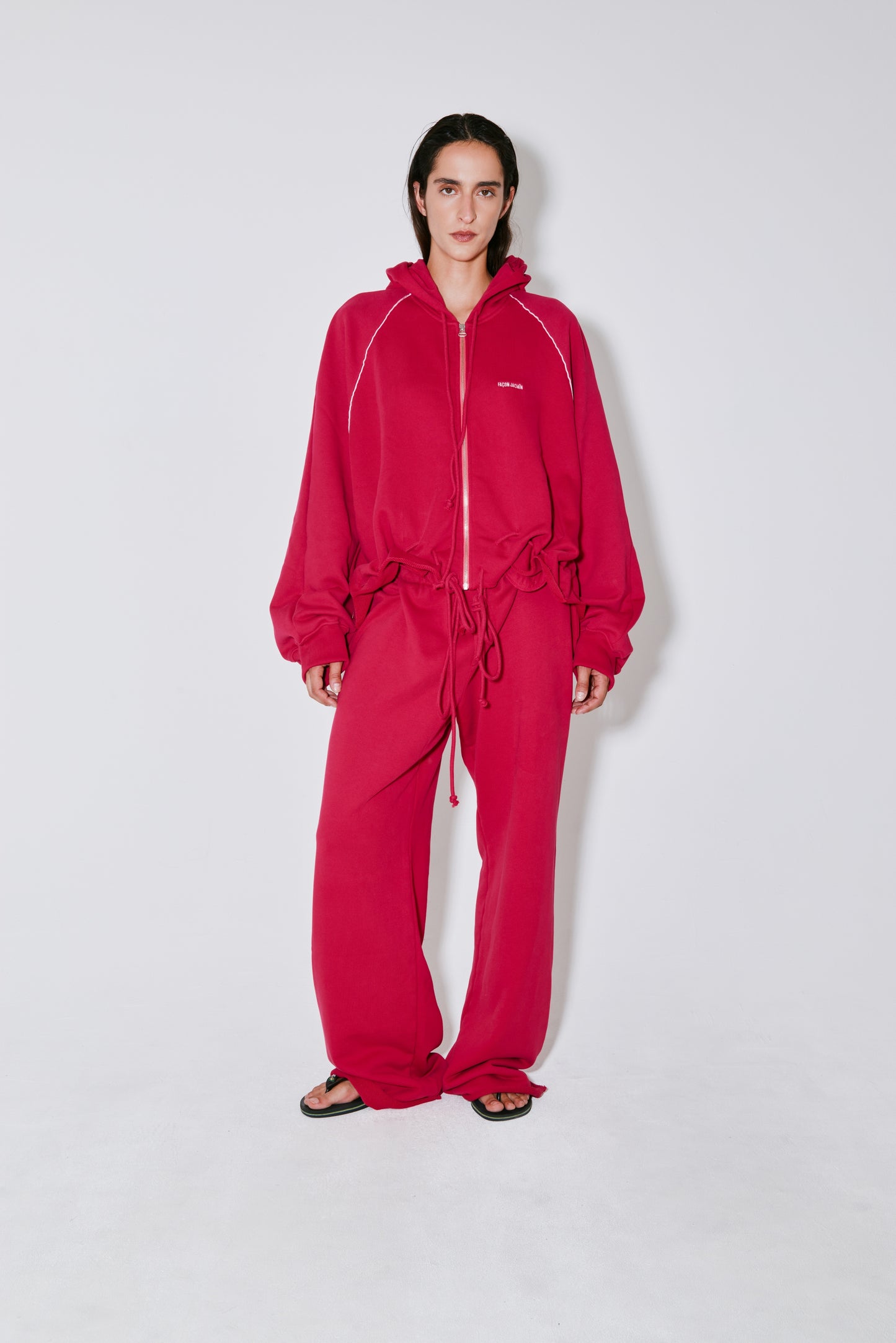 SOULWAX hoodie raspberry