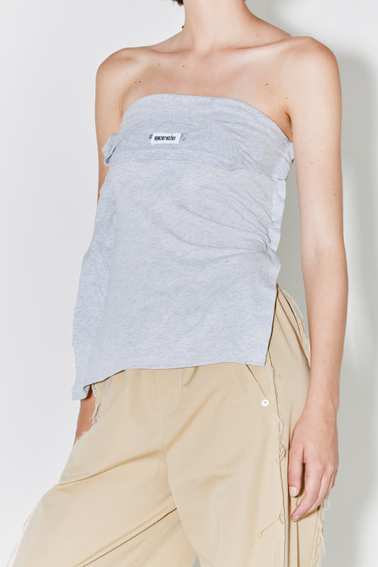 TEXAS upcycled t-shirt grey