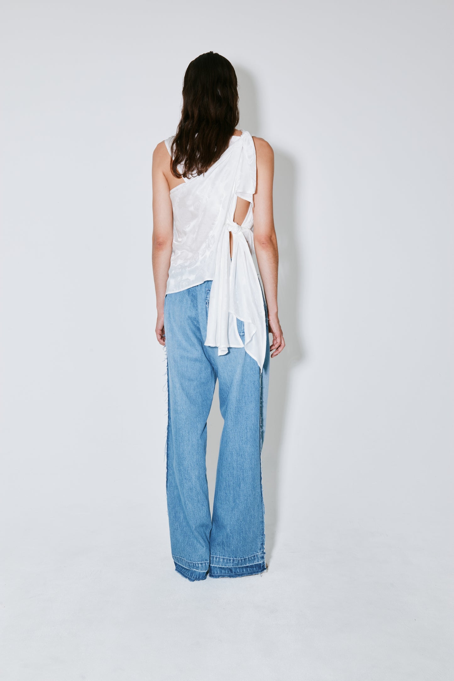 THEODORA top white floral