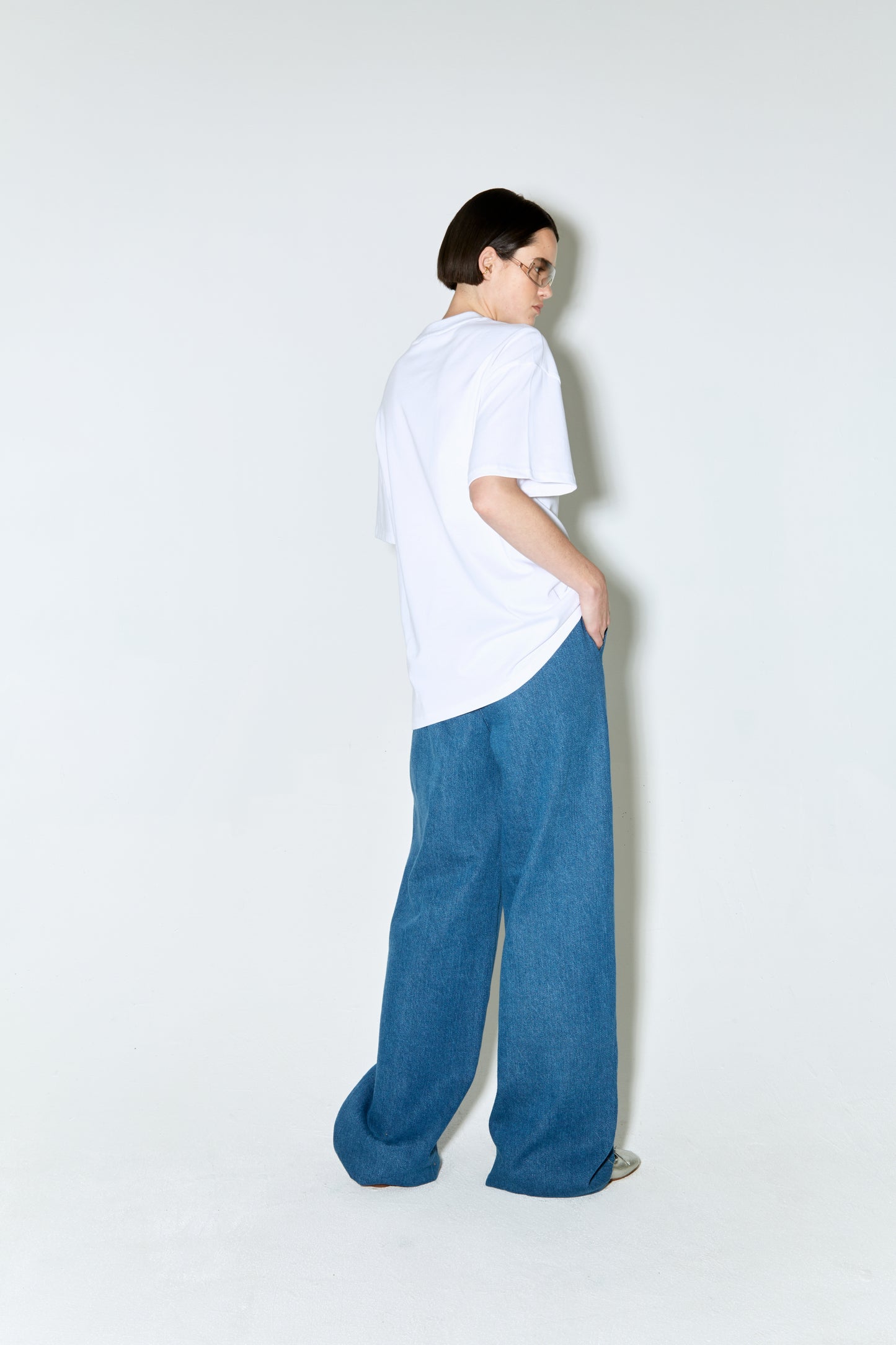 POLLY pants mid blue