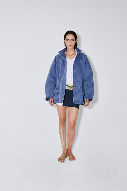 VEGAS jacket blue washed