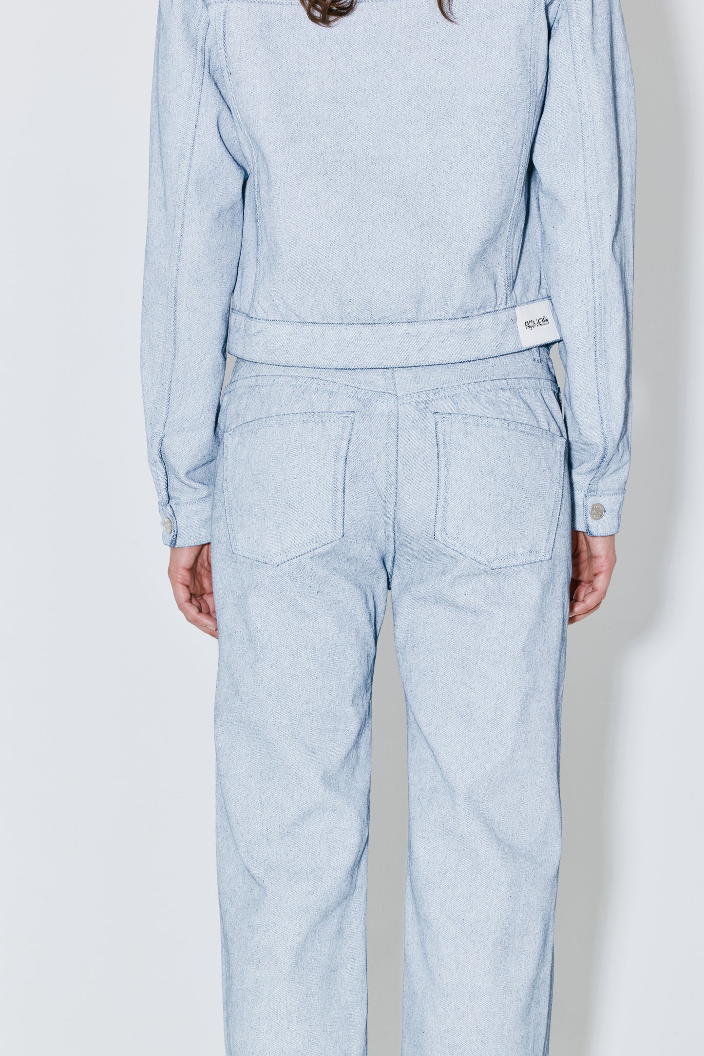 PETERSON pants white on blue
