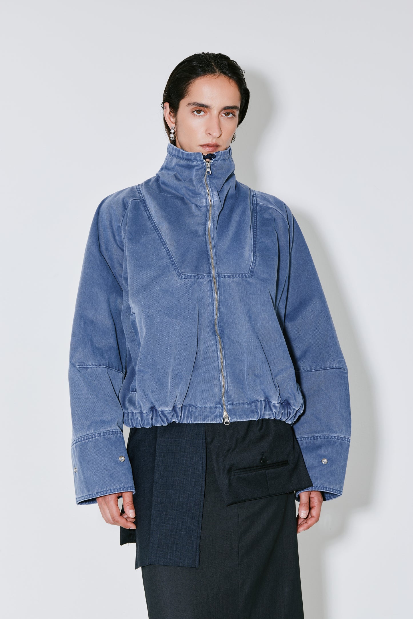 VIRGIL jacket blue navy washed
