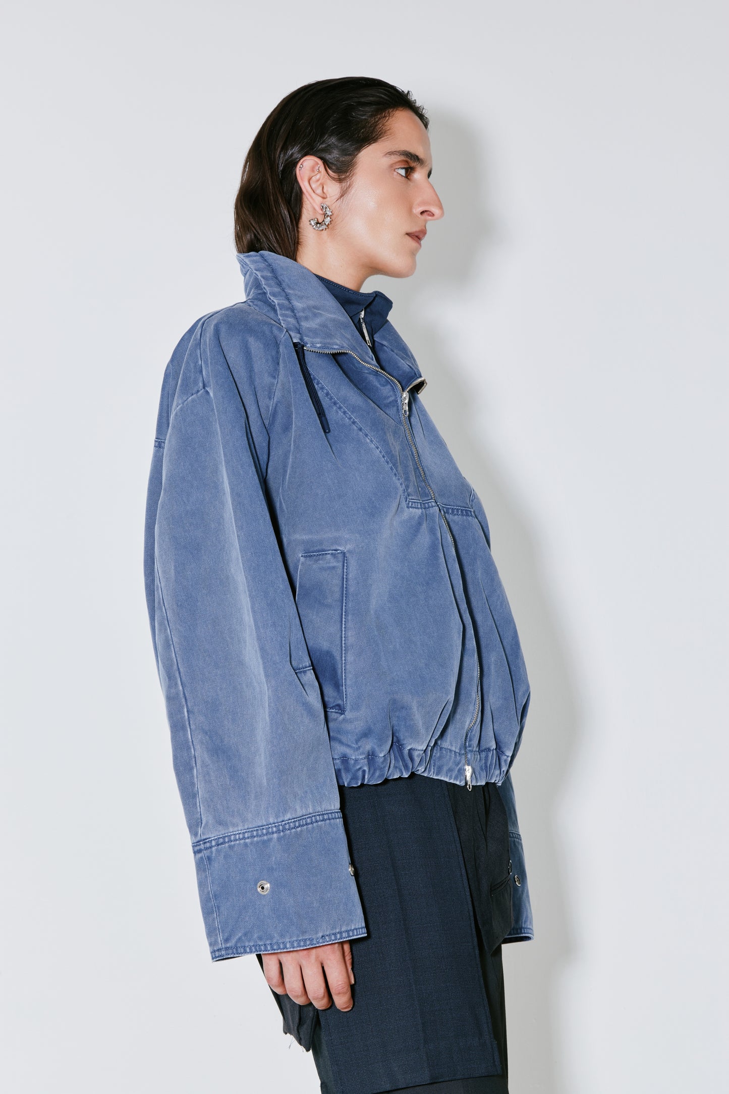 VIRGIL jacket blue navy washed