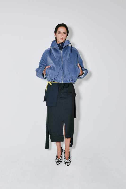 VIRGIL jacket blue navy washed