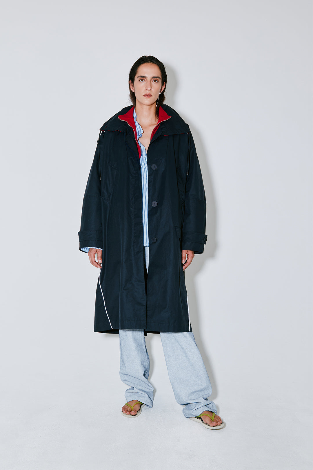 MISHA coat dark blue